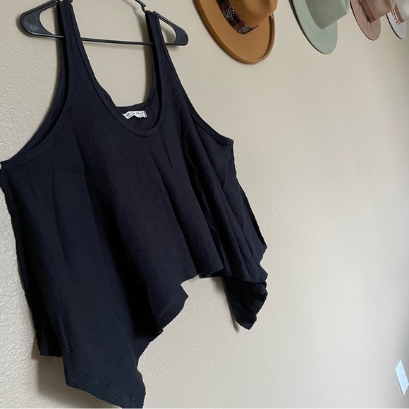 NWOT - FREE PEOPLE - WE THE FREE - Cactus Milk White - Asymmetric Tank Top - Picture 15 of 15